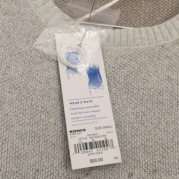 Sparkly sweater. Size small. Never worn. - Picture 4 of 4